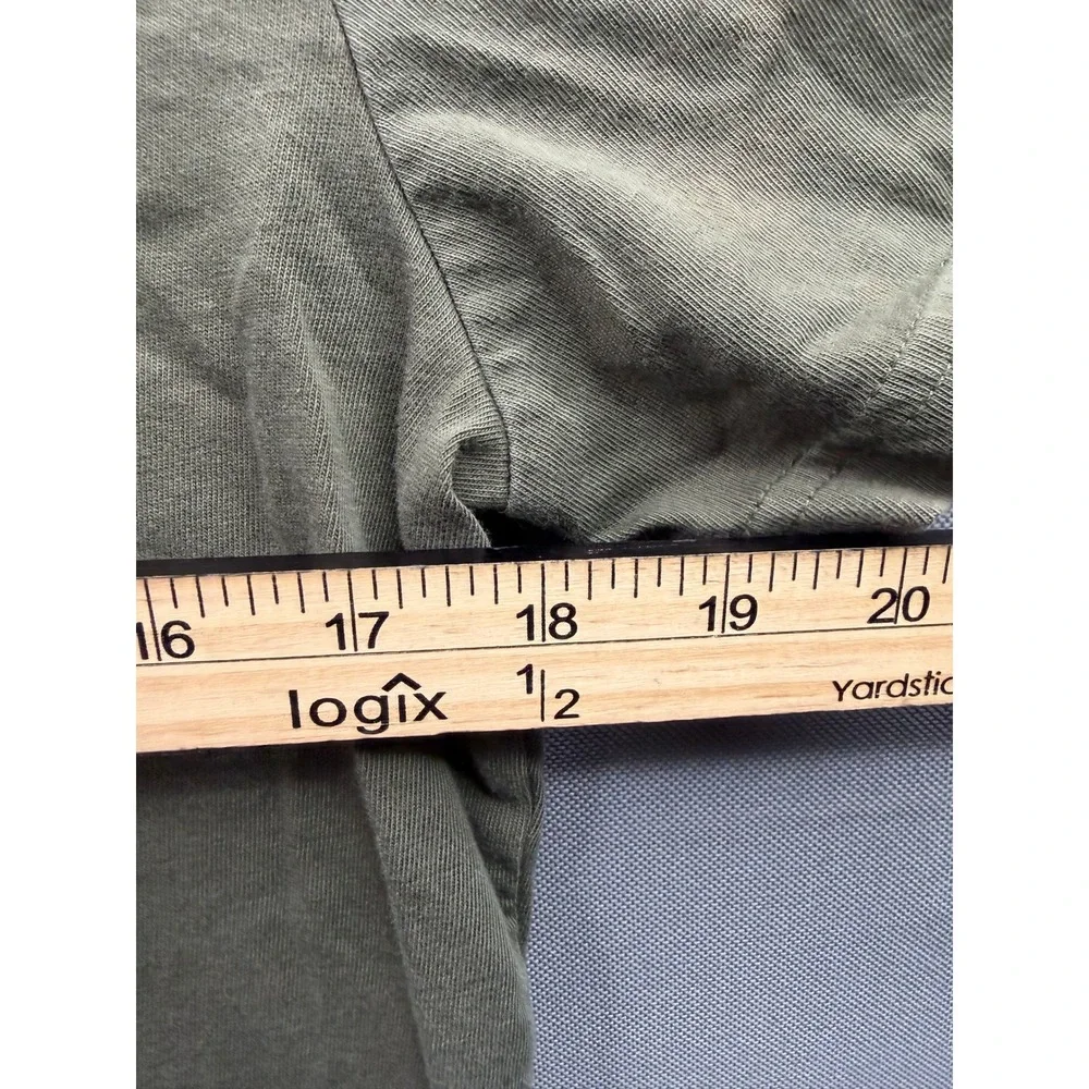 Banana Republic T-Shirt Mens Olive Green‎ Circular Logo Graphic Tee Small